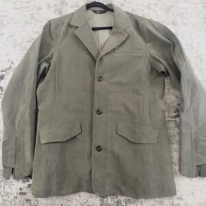 GoLite Meridian Blazer Mens Large Green Corduroy Technical Travel Jacket Coat